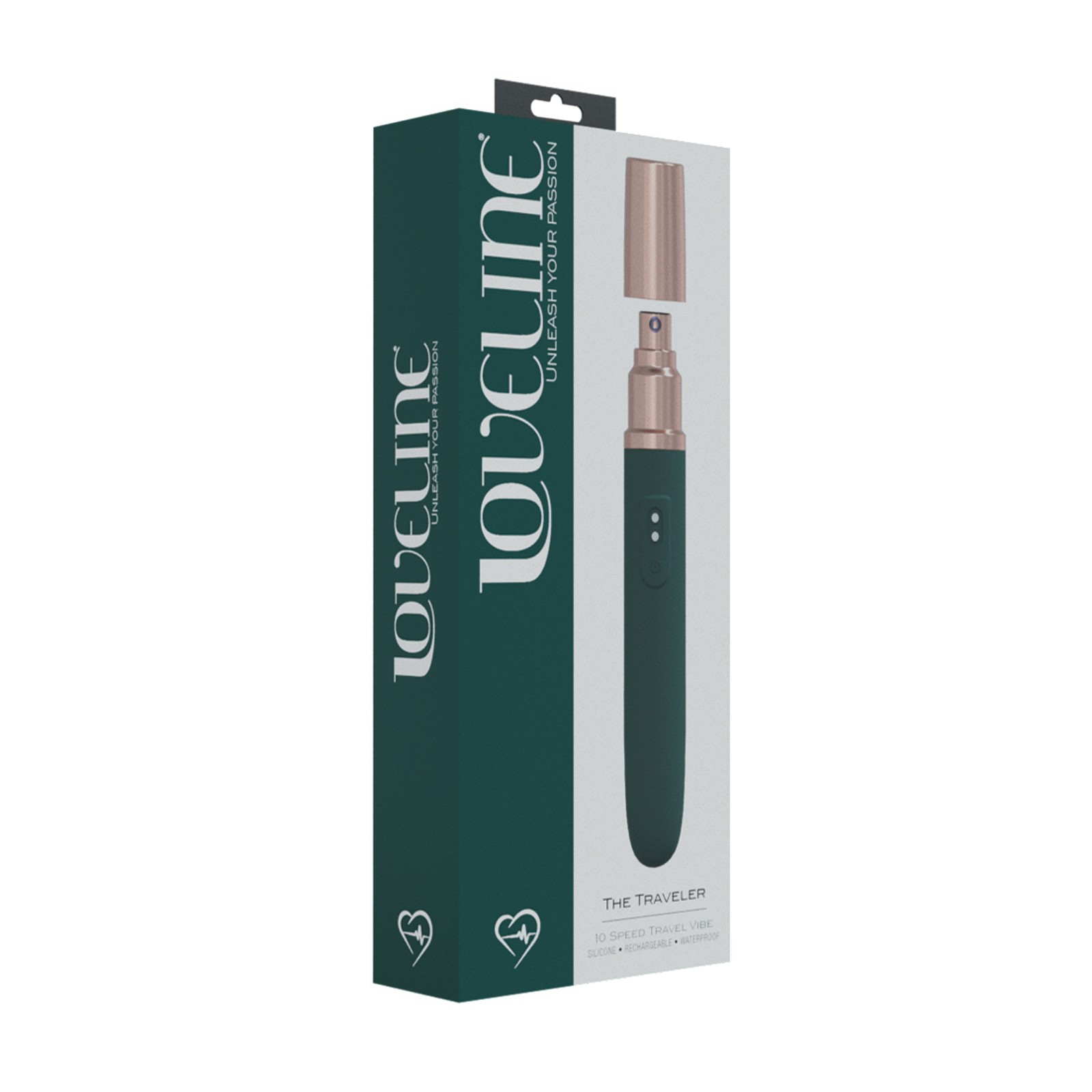 Shots LoveLine The Traveler Vibrator - Green