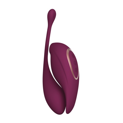 Shots Twitch 2 Remote Control Vibrator - Burgundy