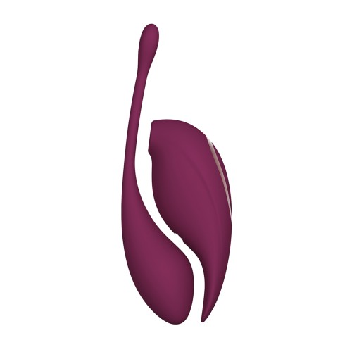 Shots Twitch 2 Remote Control Vibrator - Burgundy