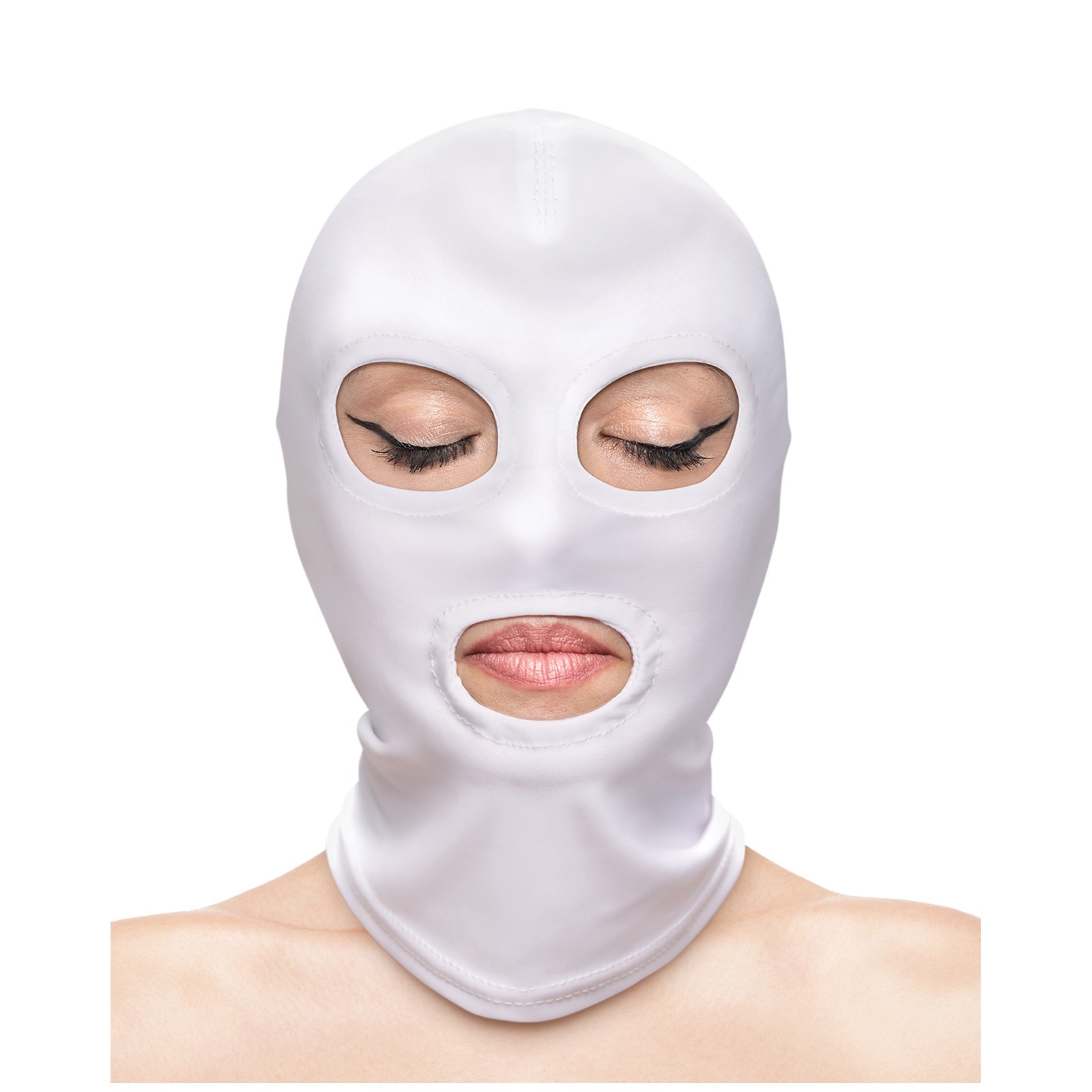 Fetish & Fashion Eyes and Mouth Hood for BDSM Play