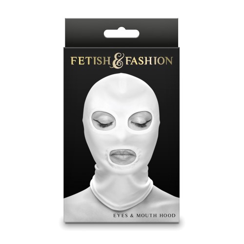 Fetish & Fashion Eyes and Mouth Hood for BDSM Play