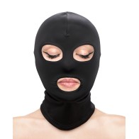 Fetish & Fashion Eyes Mouth Hood Black