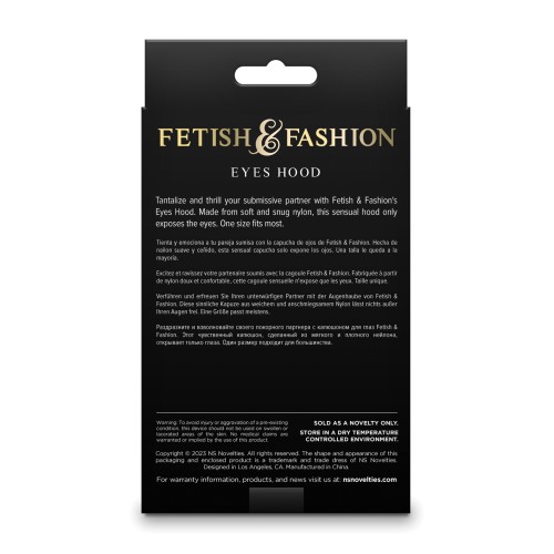 Fetish & Fashion Eyes Hood Black