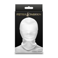 Capucha Cerrada Blanca Fetish & Fashion para Juego Sensorial