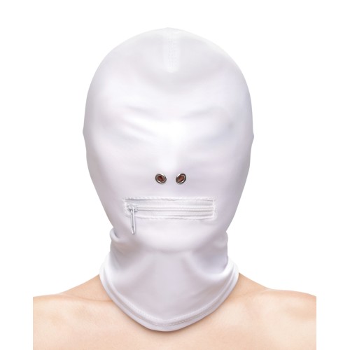 Fetish Zippered Mouth Hood for Sensual Play