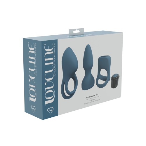 Shots LoveLine Pleasure Kit Blue Grey