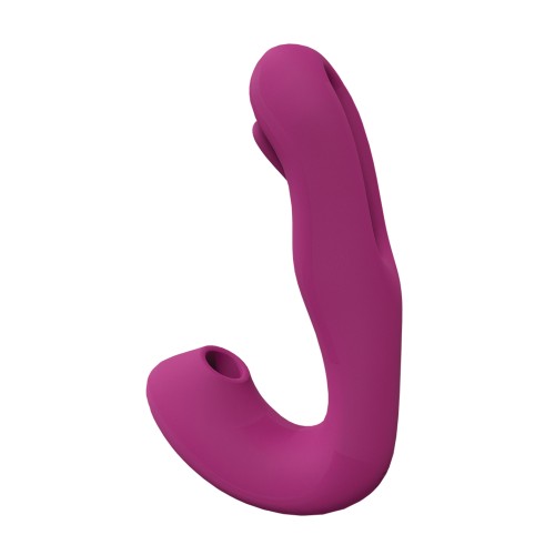 Vibrador de Acción Doble Yuna & Estimulador de Punto G - Placer Supremo