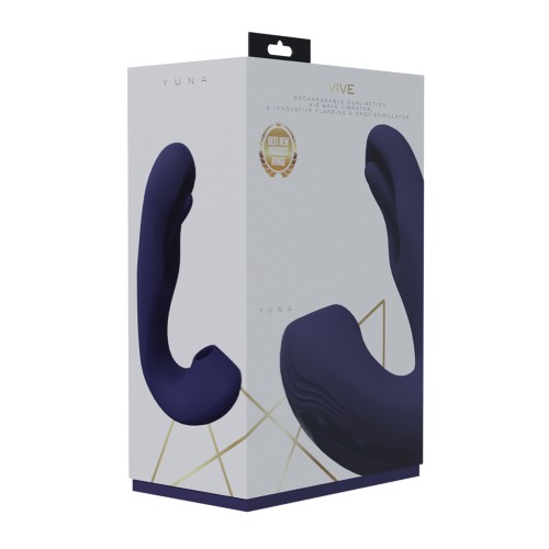 Shots Vive Yuna Dual Action Vibrator Purple