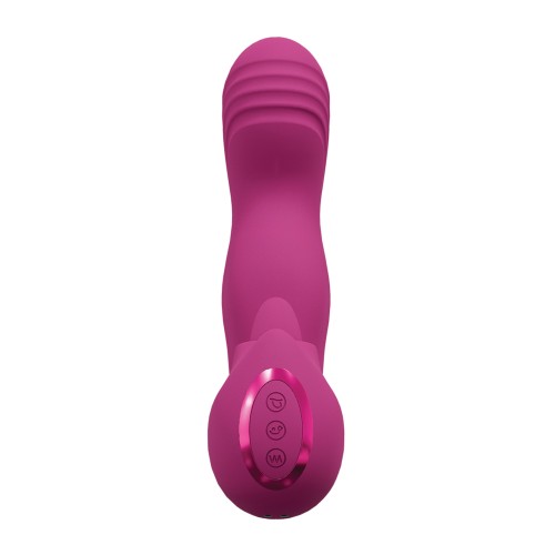 Yumi Triple Action G-Spot Vibrator Pink