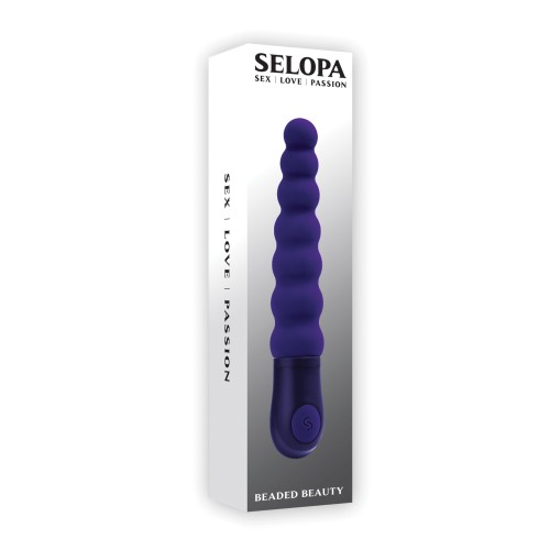 Purple Beaded Beauty Vibrator