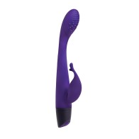 Selopa Vibrador Elegante Doble Motor Morado