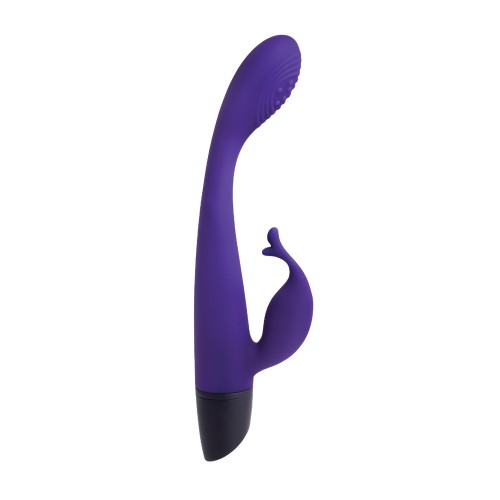 Selopa Vibrador Elegante Doble Motor Morado