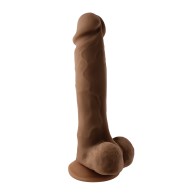 Selopa 6.5 Inch Natural Feel Dildo - Dark