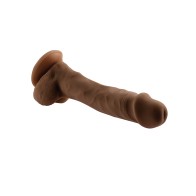 Dildo Selopa de 6.5 Pulgadas Sensación Natural - Oscuro