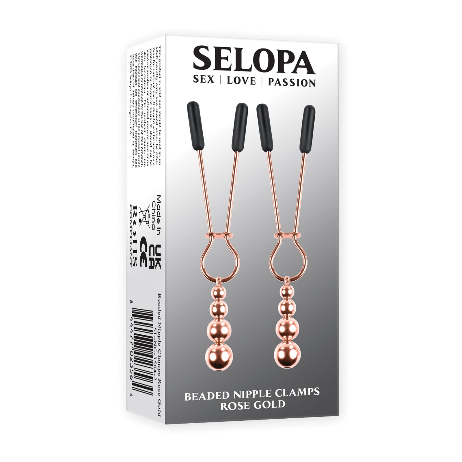 Selopa Beaded Nipple Clamps for Enhanced Stimulation