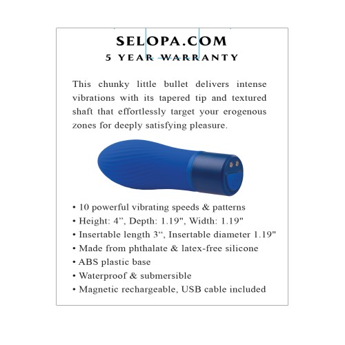 Selopa Cobalt Cutie Vibrador Azul