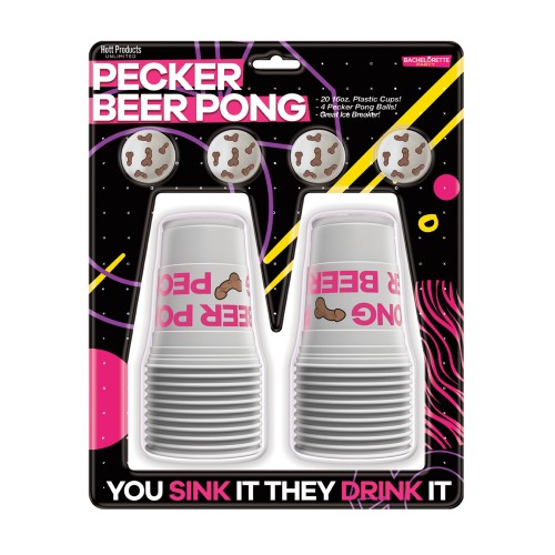 Pecker Beer Pong Balls 4 Pack