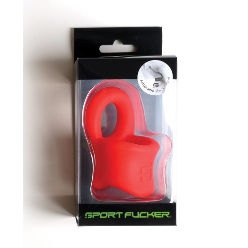 Sport Fucker Silicone Baller Ring Red