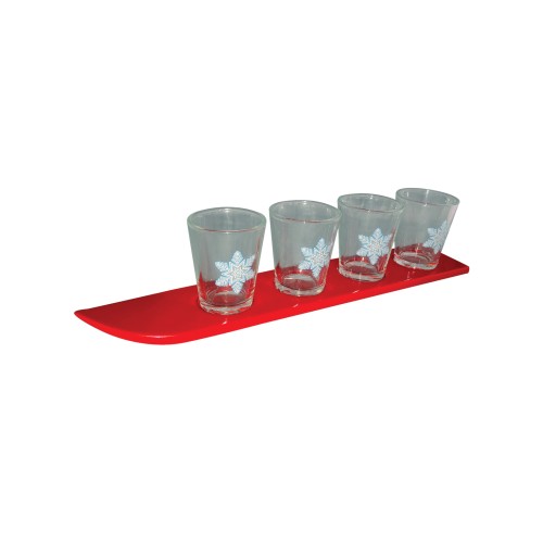 Ski Shot Glass Set Set of 4