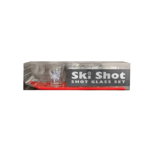 Ski Shot Glass Set Set of 4