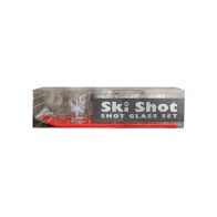 Ski Shot Glass Set Set of 4