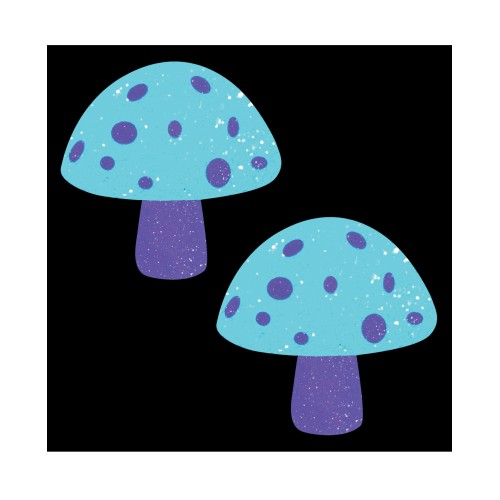 Neva Nude Pasties Glitter Shroom