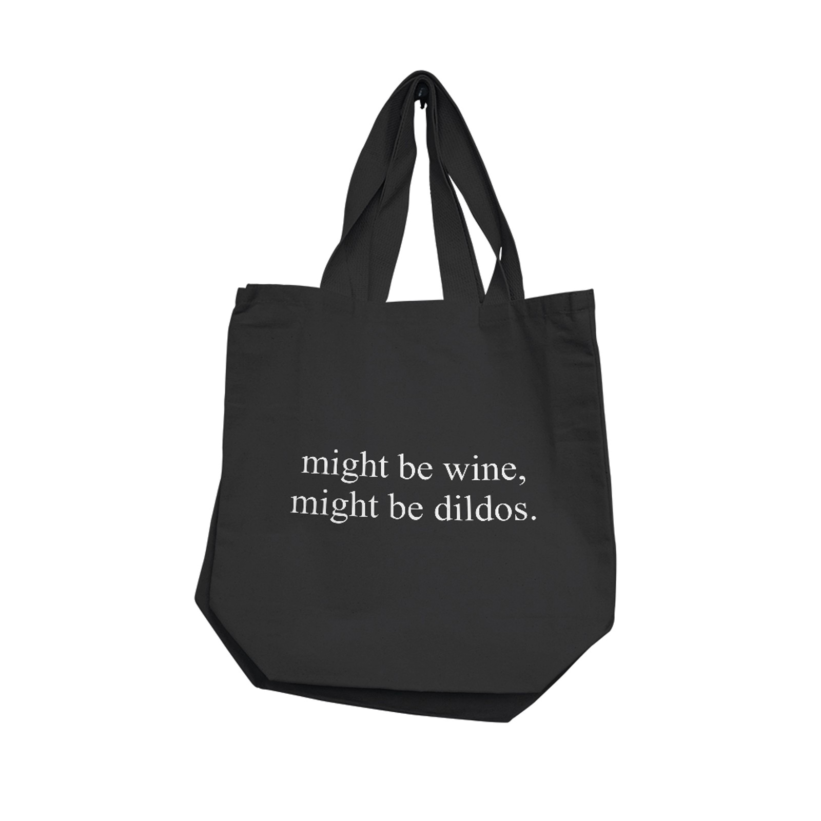 Nobu Might Be Wine Might Be Dildos Reusable Tote Black