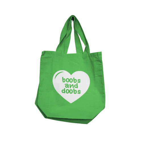 Bolsa Reutilizable Nobu Boobs & Doobs - Verde