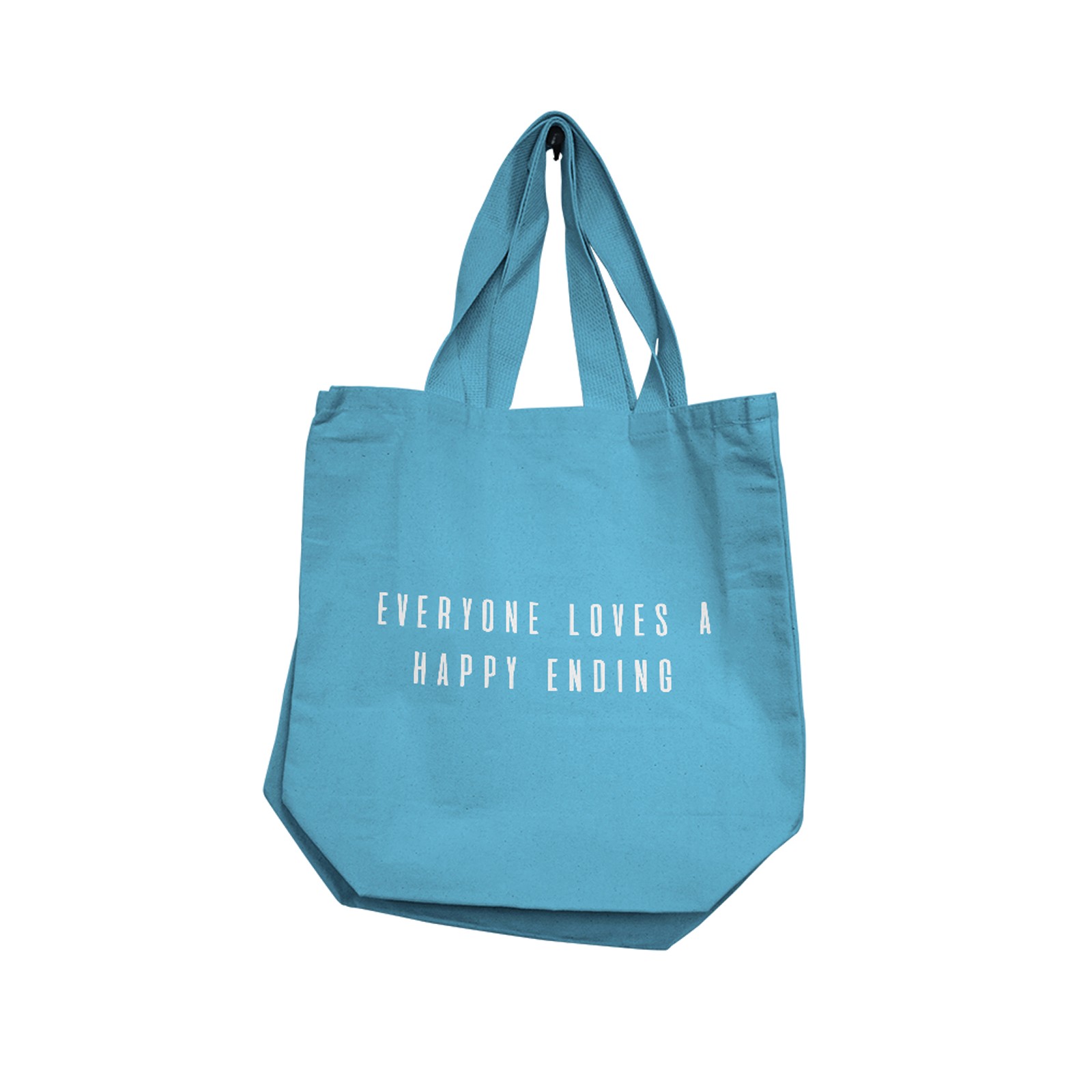 Nobu Everyone Loves A Happy Ending Tote Blue