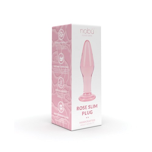 Nobu Slim Glass Plug for Intimate Play