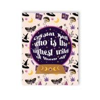 Crystal Ball Greeting Card Magical Design