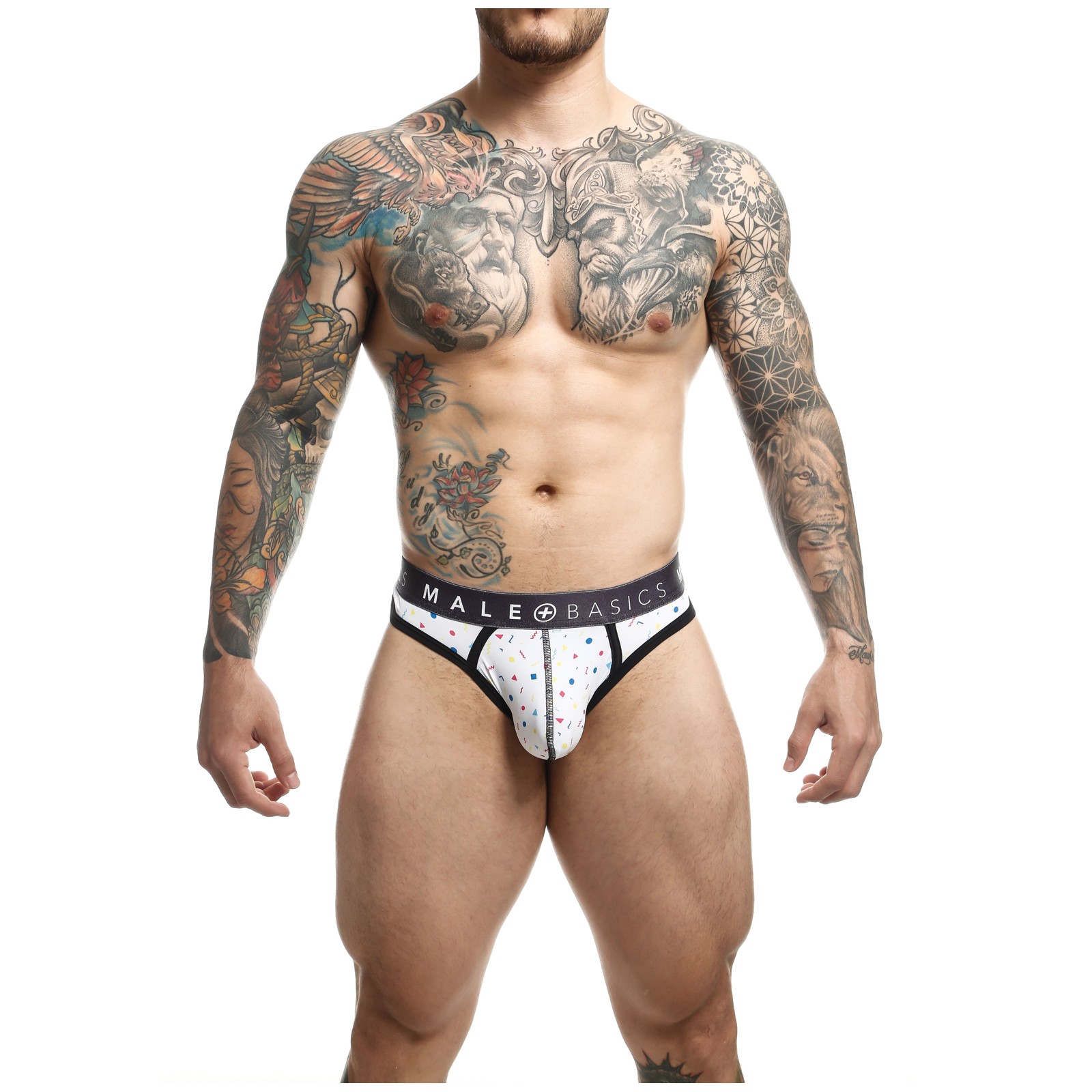 Male Basics Sexy Pouch Thong - Confetti XL