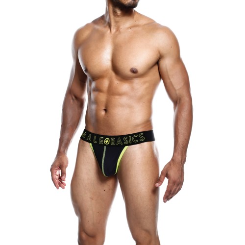 Tanga Neón Amarillo XL de Male Basics - Comodidad y Estilo