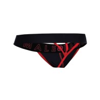 MaleBasics Neon Thong Red for Men XL