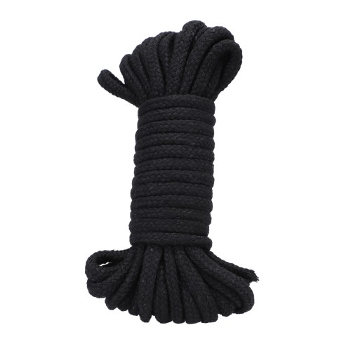 32 ft Bondage Rope in Black for BDSM Fun