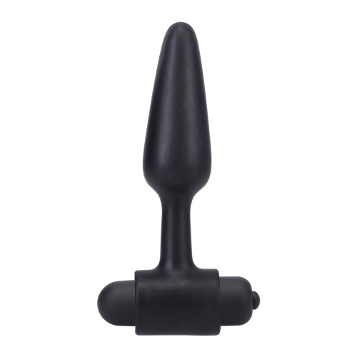 Plug Anal Vibrante de 4" In A Bag Negro