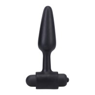 In A Bag 4 Inch Vibrating Butt Plug Black