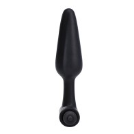 5 Inch Vibrating Butt Plug in Black