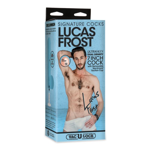 Dildo Lucas Frost ULTRASKYN de 7" con Copa de Succión