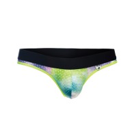 Male Basics MOB Aero Jock Tintura Verde