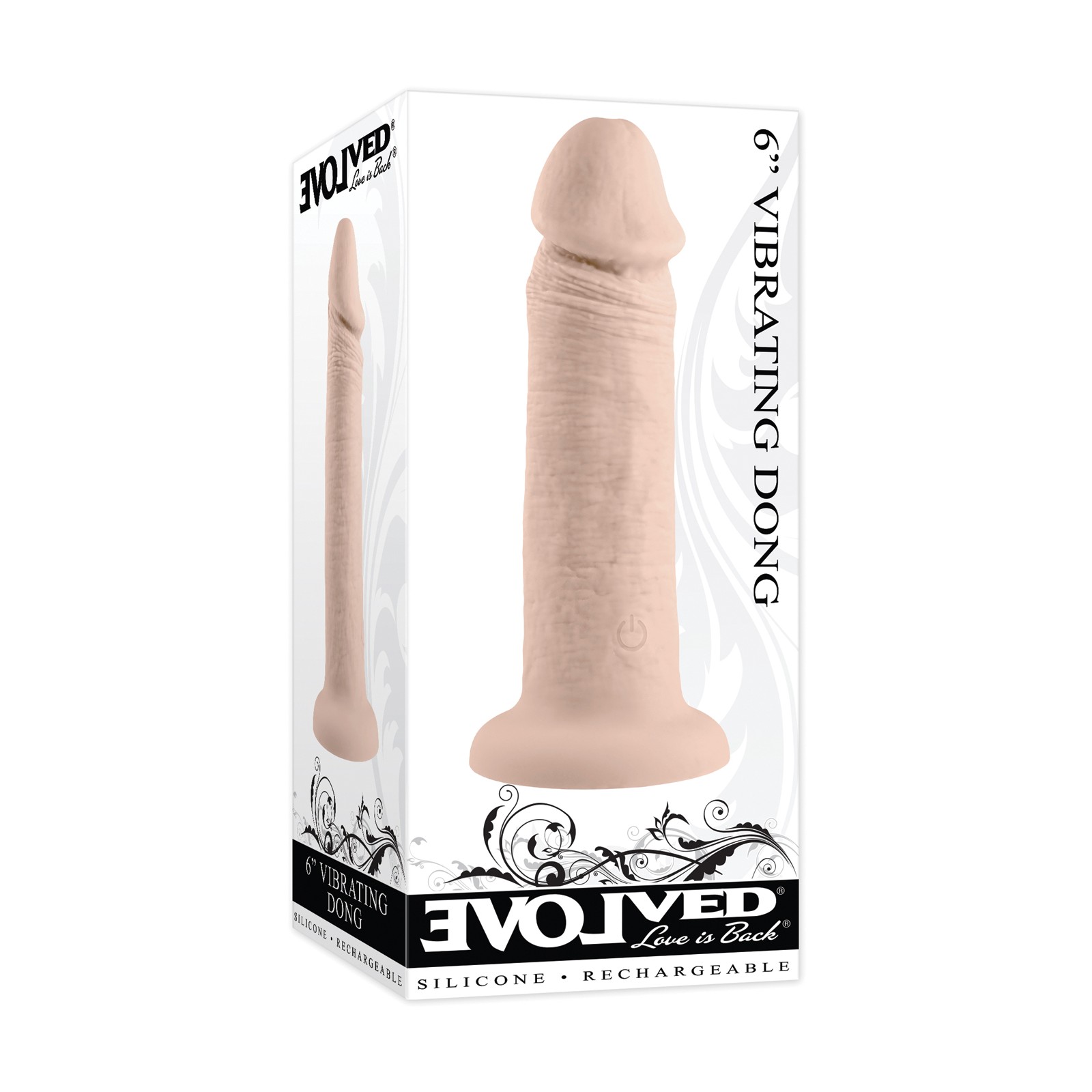 Dildo Vibrante Evolved de 6 Pulgadas Claro