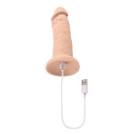 Dildo Vibrante Evolved de 6 Pulgadas Claro