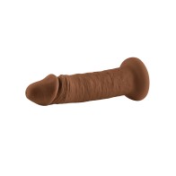 Evolved 6 Inch Vibrating Dong Dark