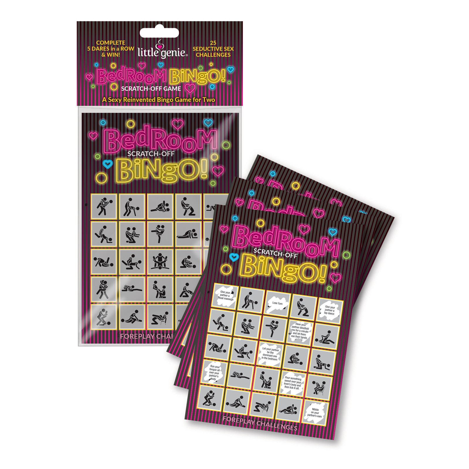 Bedroom Bingo Scratch-Off Game Couples Fun