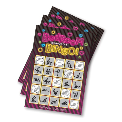 Bedroom Bingo Scratch-Off Game Couples Fun