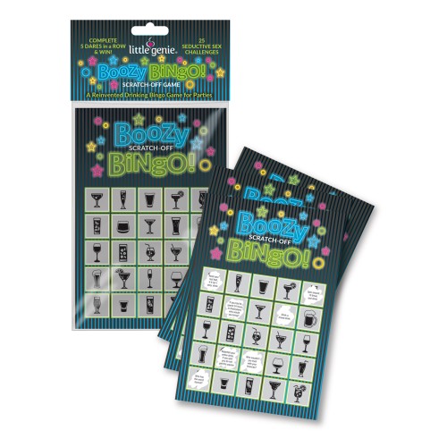 Boozy Bingo Scratch-Off Party Game