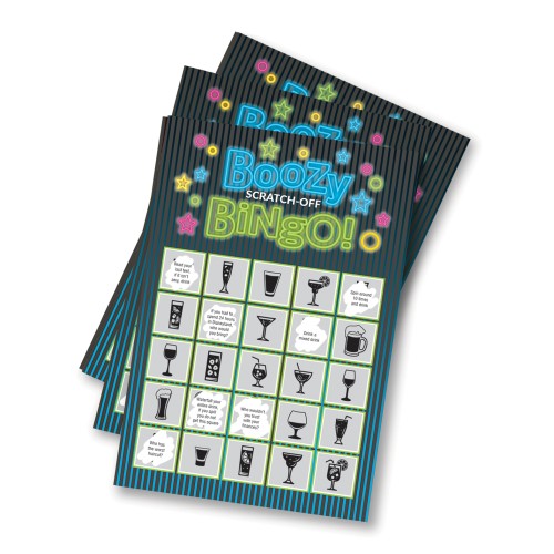 Boozy Bingo Scratch-Off Party Game