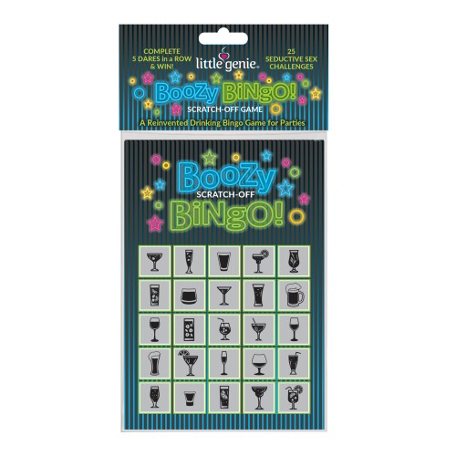 Boozy Bingo Scratch-Off Party Game