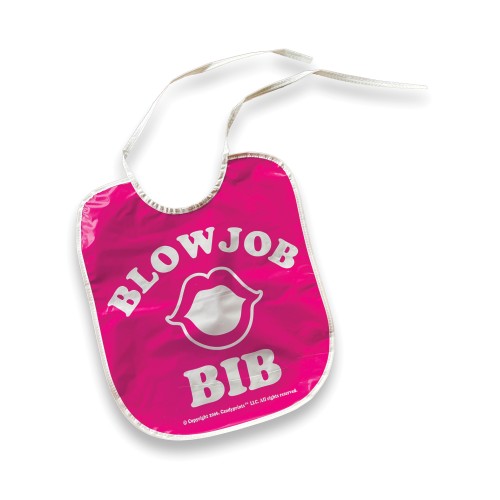 Hilarante Bib de Sorpresa Blow Job Rosa