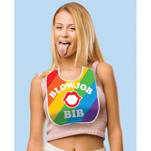 Blow Job Bib Rainbow